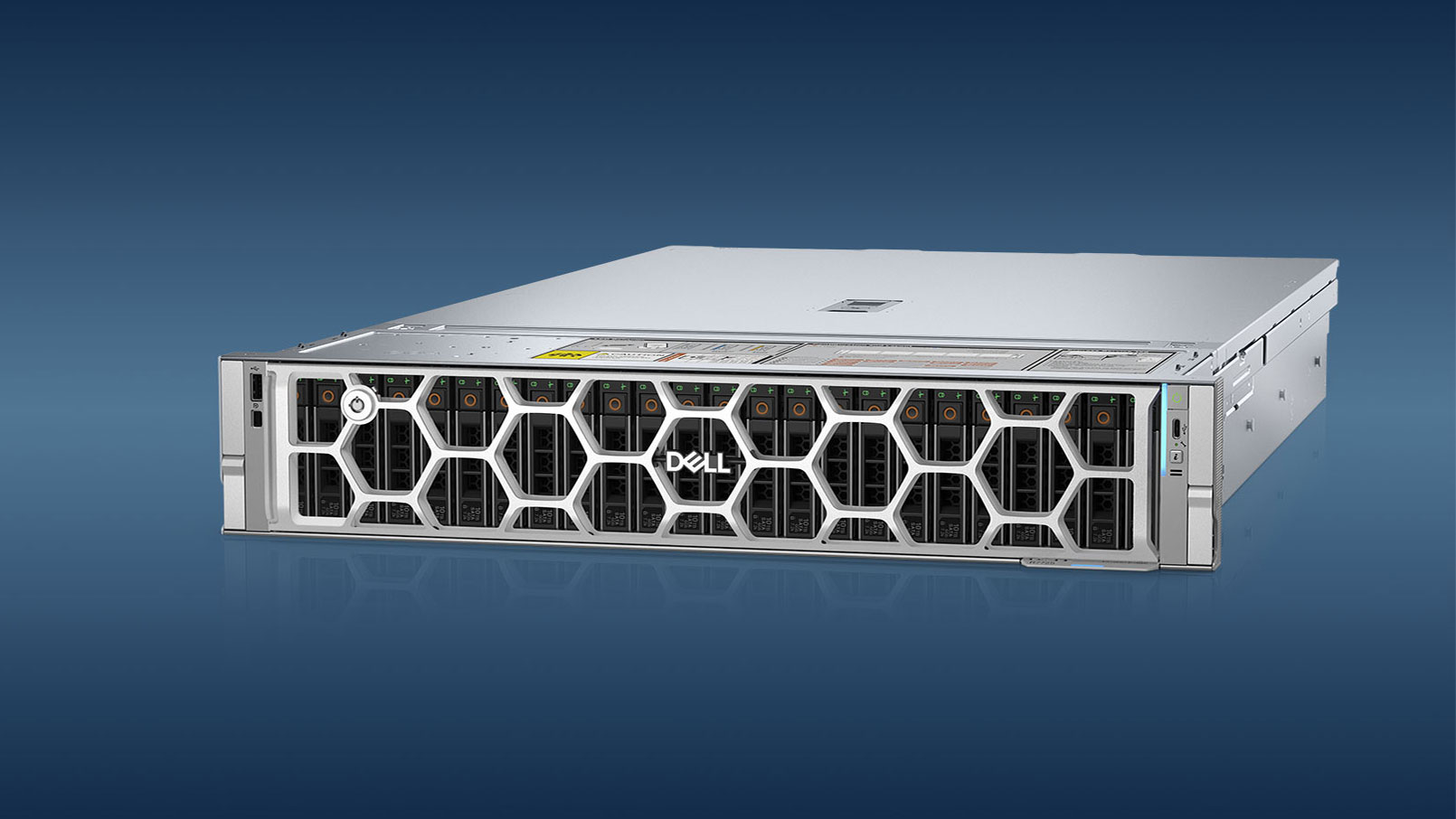 PowerEdge servers on the rack